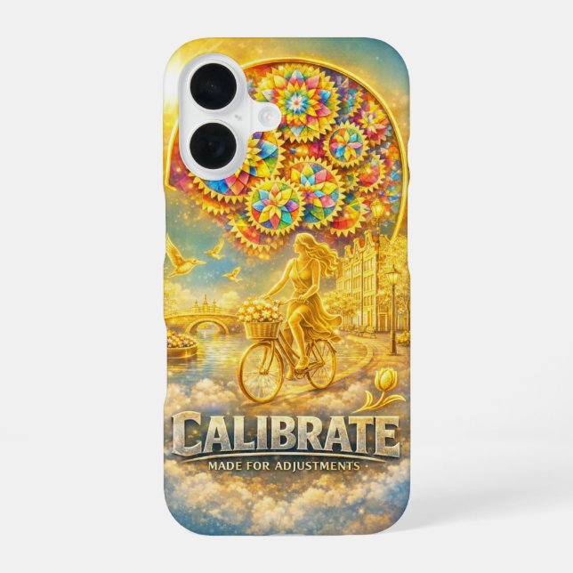CalibrateMind iPhone 16 Case (Back)