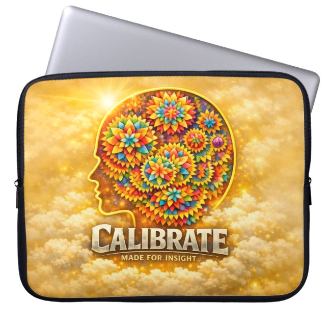 CalibrateMind Laptop Sleeve (Front)