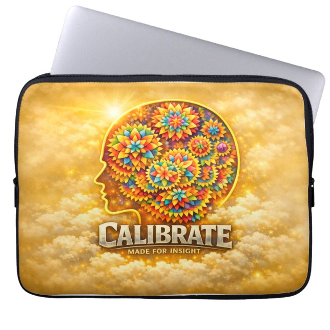 CalibrateMind Laptop Sleeve (Front)