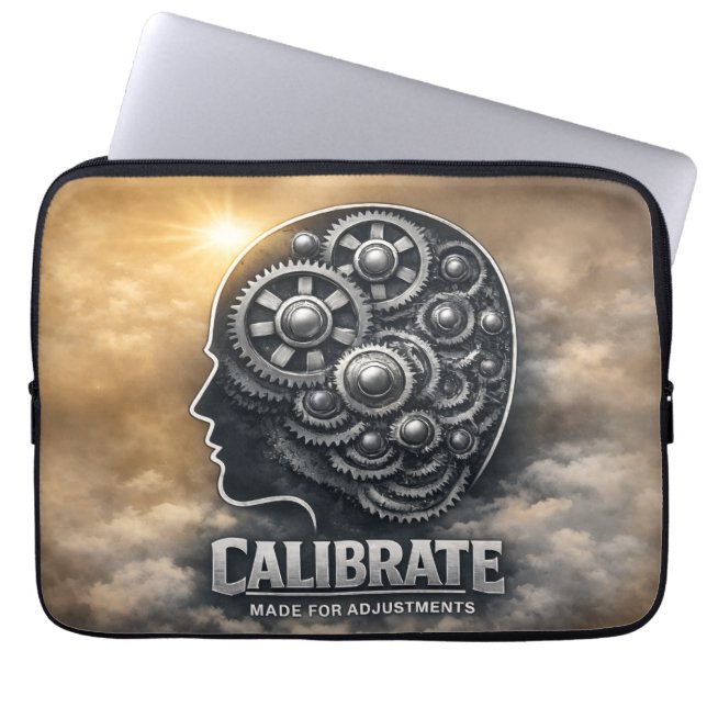 CalibrateMind Laptop Sleeve (Front)