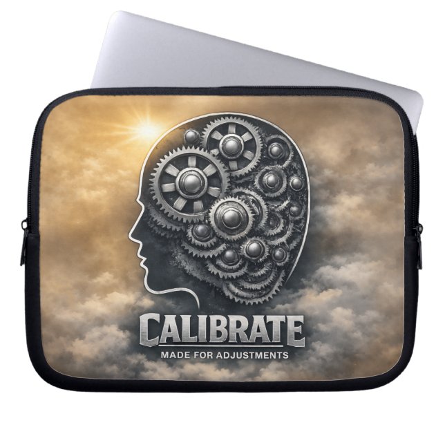 CalibrateMind Laptop Sleeve (Front)