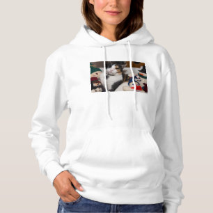 Calico And Snowmen Hoodie