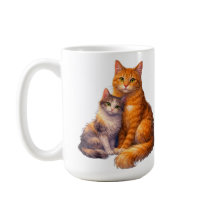 Calico and Tabby Cats Mug
