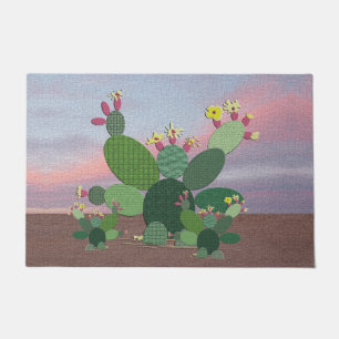 Calico Cactus Doormat
