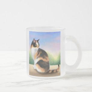 Calico Cat at Sunset Coffee Mug