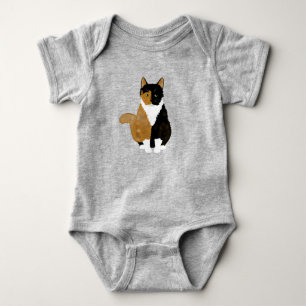 Calico Cat Baby Bodysuit
