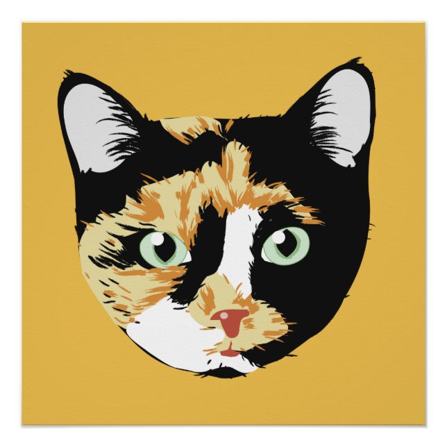 Calico Cat Bonita Poster (Front)