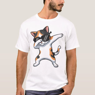 Calico Cat Dab – Cute and Funny Dabbing Cat T-Shirt