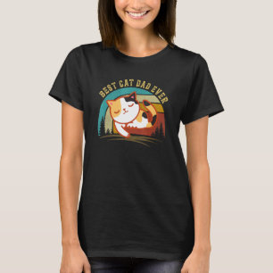 Calico Cat Dad Best Kitty Father Ever T-Shirt