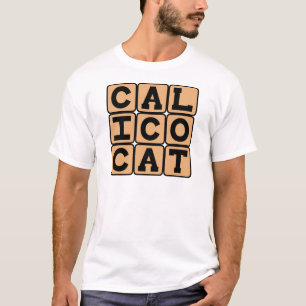 Calico Cat, Domestic Pet T-Shirt