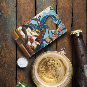 Calico Cat Dragon Red