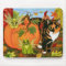 Calico Cat Fairy Cats Leaves Fall Autumn Art Mouse