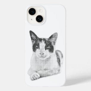 Calico Cat Halftone Case-Mate iPhone 14 Case
