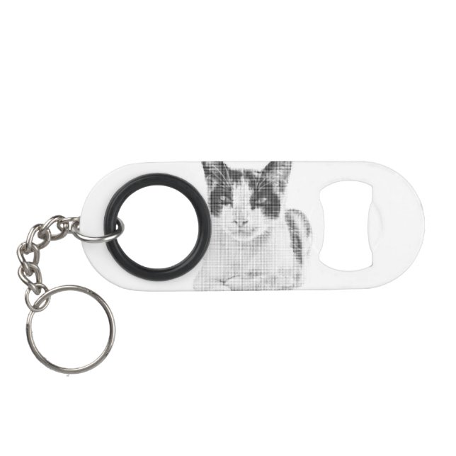 Calico cat halftone effect (Back Horizontal)