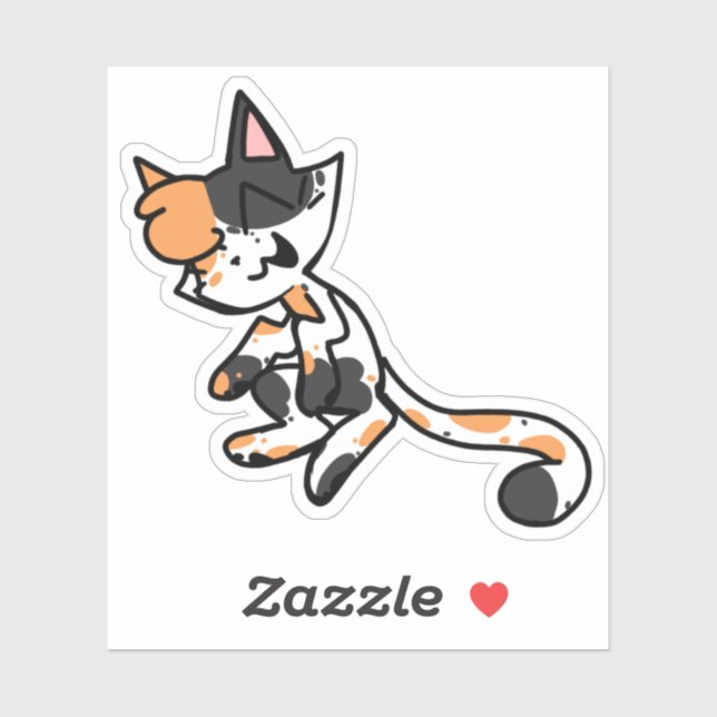 Calico Cat Laptop Stickers (Sheet)