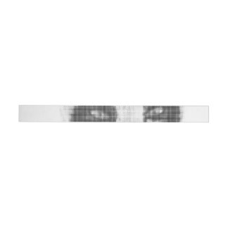Calico Cat Minimal Halftone Wrap Around Label