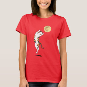 Calico Cat Moon Dancing T-Shirt