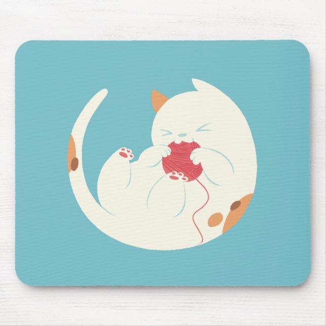 Calico Cat Mouse Mat (Front)