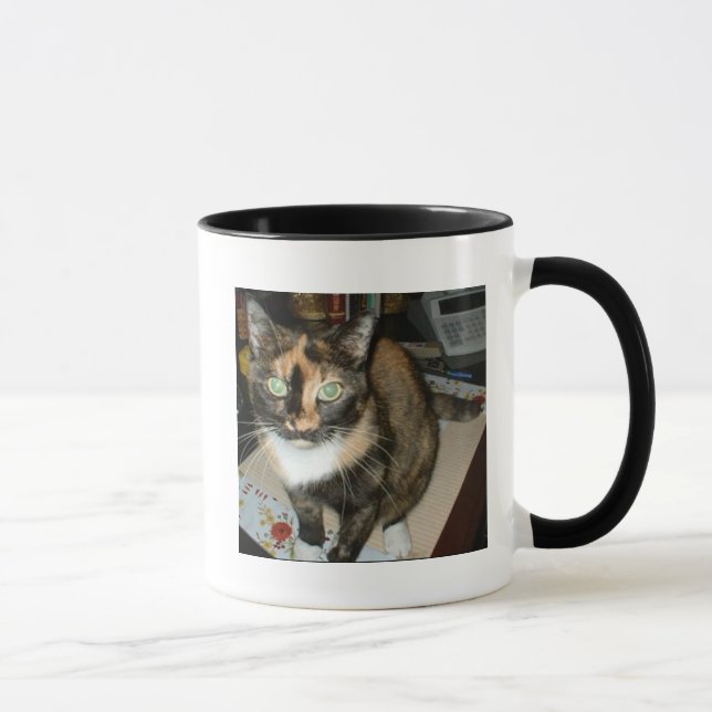 Calico Cat Mug (Right)