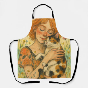 Calico Cat Mum Apron