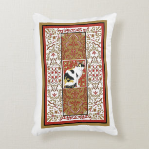 Calico Cat Ornate Custom Decorative Cushion