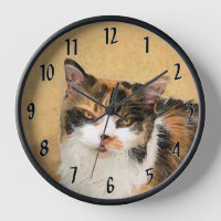 Calico Cat Painting - Cute Original Cat Art