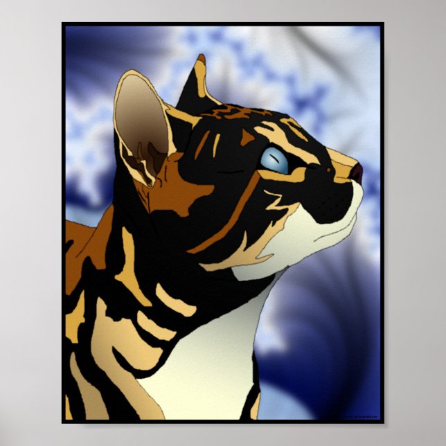Calico Cat portfolio size poster (Front)