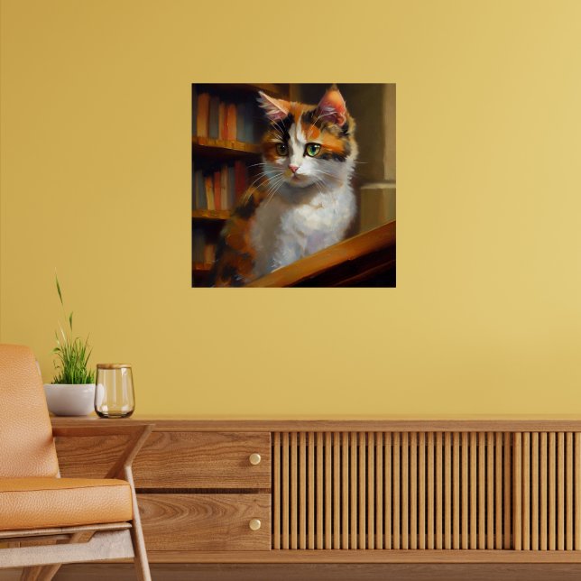 Calico Cat  Poster (Living Room 2)