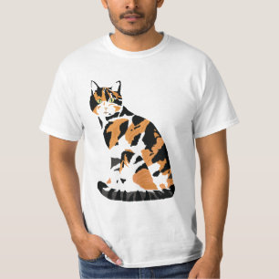 Calico cat sitting T-Shirt