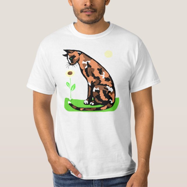 Calico Cat T T-Shirt (Front)