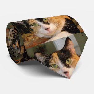 Calico Cat Tie