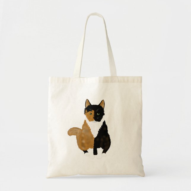 Calico Cat Tote Bag (Front)