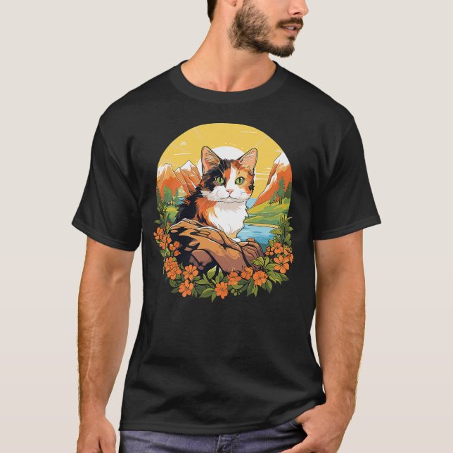 Calico Cats Calico Cat T-Shirt (Front)