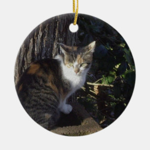 Calico Ceramic Tree Decoration
