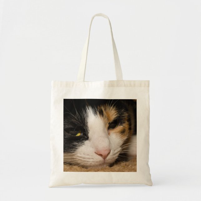 Calico Face Tote Bag (Front)