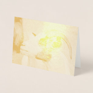 Calico goat foil card