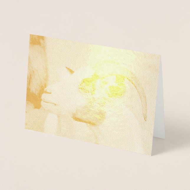 Calico goat foil card (Front)