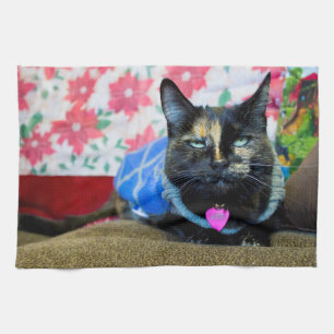 Calico I Tea Towel