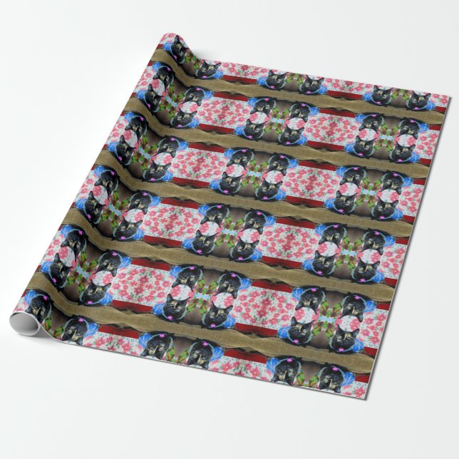 Calico I Wrapping Paper (Unrolled)