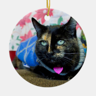 Calico III Ceramic Tree Decoration