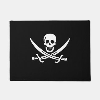 Calico Jack Rackham Pirate Flag Doormat