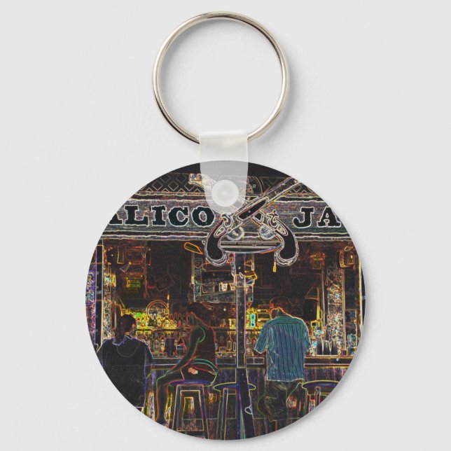 Calico Jacks Grand Cayman Island Key Ring (Front)