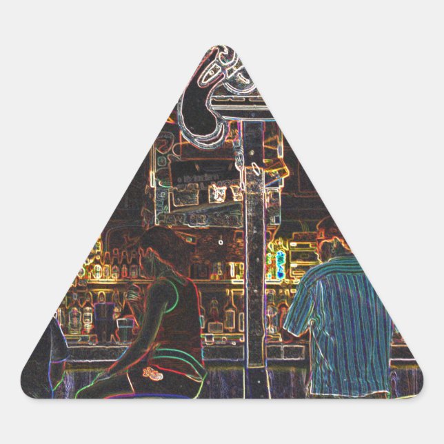 Calico Jacks Grand Cayman Island Triangle Sticker (Front)