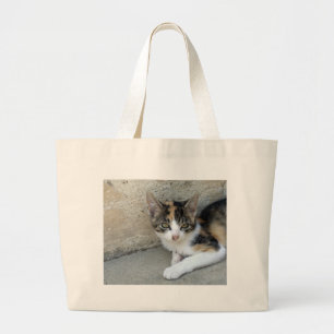 Calico Kitten Large Tote Bag