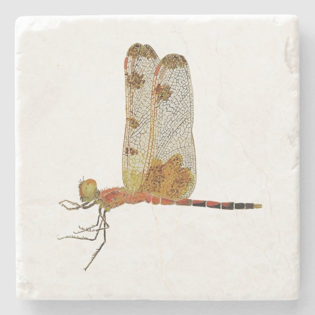 Calico Pennant Side View Coaster (Front)