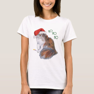 Calico Persian Cat at Christmas T-Shirt