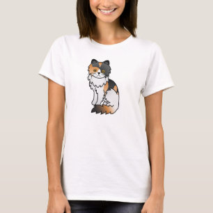 Calico Persian Cat T-Shirt