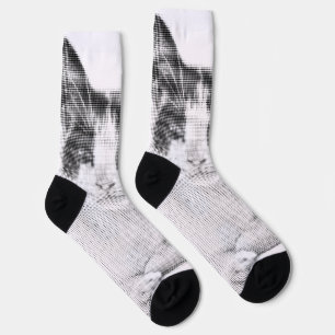 Calico Pop Halftone Socks