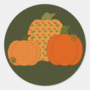 Calico Pumpkin Trio Sticker