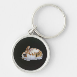 Calico Rabbit Key Ring